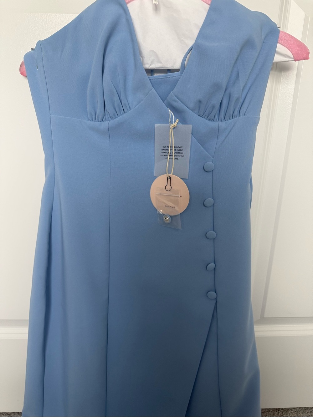 Camila Coelho Aaliyah Midi Dress in Periwinkle Blue - Picture 5 of 6